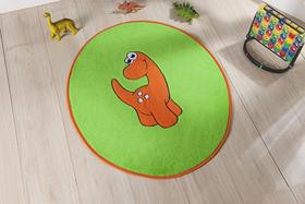 Tapete Pelúcia Infantil Bebê Formato Dinossauro Pistache