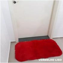 Tapete Peludo para Porta Sala Felpudo 40cm x 60cm Antiderrapante Shaggy