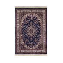 Tapete Persa Belga 2.00 x 2.50 Sala Quarto Medalhão Brasão Franja Decoração Edantex Indiano