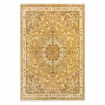 Tapete Persa Classico Bege Medalhão Central 200x300 Luxuoso