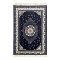 Tapete Persa Iraniano Azul Escuro - 1,50x2,20cm Tapete Persa Iraniano Azul Escuro - 1,50x2,20cm