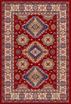 Tapete Persa Kasakh 3x4m Vermelho Industrializado