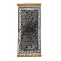 Tapete Persa Royal Cinza 50x100cm Fio Acetinado - Ideal para Quarto e Sala Tapete Persa Royal Cinza 50x100cm Fio Acetinado - Ideal para Quarto e Sala