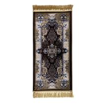 Tapete Persa Royal Marrom 50x85cm Fio Acetinado - Decoração para Quarto e Sala Tapete Persa Royal Marrom 50x85cm Fio Acetinado - Decoração para Quarto e Sala