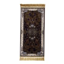 Tapete Persa Royal Marrom 50x85cm Fio Acetinado - Ideal para Quarto e Sala Tapete Persa Royal Marrom 50x85cm Fio Acetinado - Ideal para Quarto e Sala