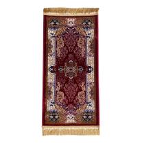 Tapete Persa Royal Vermelho 50x100cm Fio Acetinado - Decoração para Quarto e Sala Tapete Persa Royal Vermelho 50x100cm Fio Acetinado - Decoração para Quarto e Sala