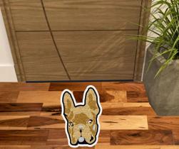 Tapete pet bull dog francês, tepete de animais diferenciados.