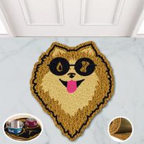 Tapete Pet Cachorro Spitz Lulu Racao Agua 50x60 Comedouro
