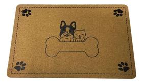 Tapete Pet Cão Gato Para Comedouro Comida Água Impermeável