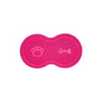 Tapete Pet Comedouro e Bebedouro Vinílico Gato 46x26cm -Uzoo