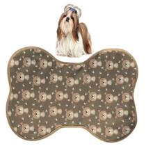 Tapete Pet Comedouro Marrom Cachorro Tapete Pet Comedouro Marrom Cachorro