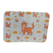 Tapete Pet Gato Cachorro Sublimado Flannel Impressão Digital Antiderrapante