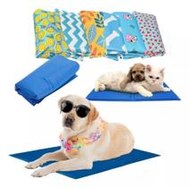 Tapete Pet Gel Refrescante Cães 90x50 Bordas Reforçadas - Pet Cool Tapete Pet Gel Refrescante Cães 90x50 Bordas Reforçadas - Pet Cool
