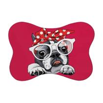 Tapete PET Mdecore Bulldog Vermelho