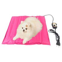 Tapete Pet Térmico Elétrico 45x35cm Almofada Cama Quente Filhotes Cães Gatos EASY Rosa - StyllusTerm