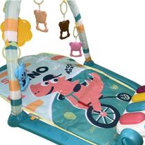 Tapete Piano Musical Infantil Dinossauro Verde - HK Brinquedos