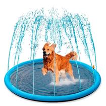 Tapete Piscina Chafariz Inflável Água Para Pet Ou Crianças