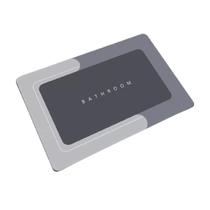 Tapete Piso Pedra Diatomácea Super Absorvente Antiderrapante Borracha Resistente