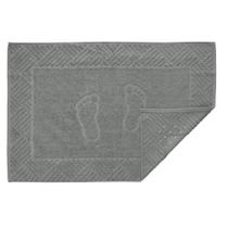 Tapete Piso Pezinho 100% Algodão Cinza Teka