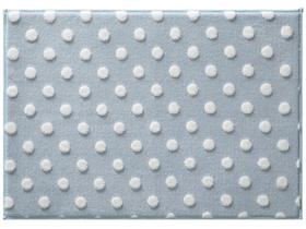 Tapete Poá 70x100cm Mimo - Jolitex Azul com Bolinhas Tapete Poá 70x100cm Mimo - Jolitex Azul com Bolinhas