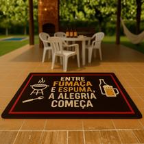 Tapete Porta 60x50 Tema Churrasco Antiderrapante Casa Tapete Porta 60x50 Tema Churrasco Antiderrapante Casa