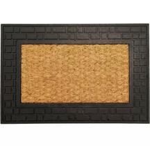 tapete porta de entrada capacho borracha fibra de coco 40x60 prime tapete porta de entrada capacho borracha fibra de coco 40x60 prime