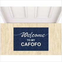 Tapete porta de entrada sala cozinha welcome to my cafofo Tapete porta de entrada sala cozinha welcome to my cafofo