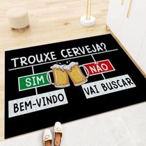 Tapete Porta Doce Lar Emborrachado 58x38cm Antiderrapante e Decorativo