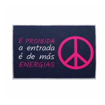 Tapete Porta Entrada Poliester "Proibida Entradas de Más Energias" Koya Tapete Porta Entrada Poliester "Proibida Entradas de Más Energias" Koya