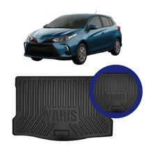 Tapete Porta Mala Bandeja para Yaris Hatch 2018 a 2021 Preto Impermeável