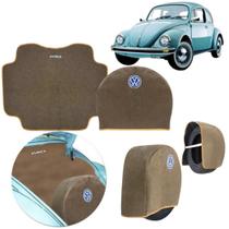 Tapete Porta Mala Fusca 1970 a 1995 Capa de Estepe Forro Bege Tapete Porta Mala Fusca 1970 a 1995 Capa de Estepe Forro Bege