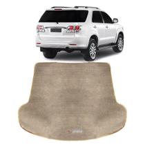 Tapete Porta Malas Hilux Sw4 2006 a 2015 7 Lugares Carpete Bege 1 Peça