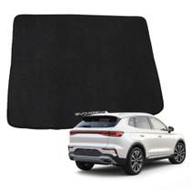 Tapete Porta Malas para BYD Song Pro 2024 a 2026 Forração em Carpete Preto