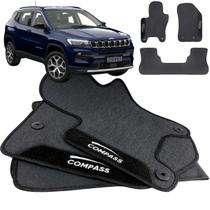Tapete pra Carro Borracha Jeep Compass 2019 2020 2021 2022 2023 2024 3 Peças Tapete pra Carro Borracha Jeep Compass 2019 2020 2021 2022 2023 2024 3 Peças