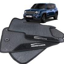 Tapete pra Carro Borracha Jeep Renegade 2015 2016 2017 2018 2019 2020 2021 2022 2023 2024 2025 3 Peças
