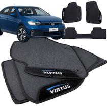 Tapete pra Carro Borracha Virtus 2017 2018 2019 2020 2021 2022 2023 2024 2025 3 Peças