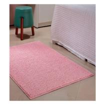 Tapete Pra Quarto Passadeira Classic 66 X 120 Cm Rosa Bebê