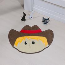 Tapete Premium Baby Cowboy 78cm x 55cm Castor Guga Tapetes