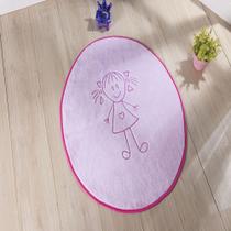 Tapete Premium Baby Helena 78cm x 68cm Rosa Guga Tapetes