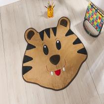 Tapete Premium Baby Tigre 78cm x 66cm Caramelo Guga Tapetes