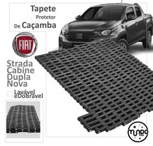 Tapete Protetor de Caçamba Fiat Strada Cabine Dupla 2020/2021 Tapete Protetor de Caçamba Fiat Strada Cabine Dupla 2020/2021