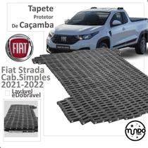 Tapete Protetor de Caçamba Fiat Strada Cabine Simples 2021 Tapete Protetor de Caçamba Fiat Strada Cabine Simples 2021
