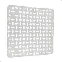 Tapete protetor de pia 28x28cm transparente nipo center Tapete protetor de pia 28x28cm transparente nipo center