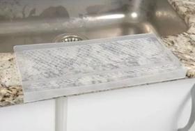 Tapete Protetor De Pia Com Aba Cozinha Lava Louça Silicone