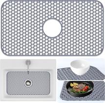 Tapete protetor de pia Inchoco 66x36 cm Almofada de cozinha de silicone