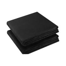 Tapete Protetor De Tocha De Soldagem Em Feltro De Fibra De Carbono Preto 100x100cm, Resistente Ao