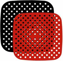 Tapete Protetor Forma de Silicone Quadrado para Airfryer Fritadeira Elétrica Antiaderente Reutilizável Multifuncional Não Pegajoso Tamanho 8,5cm Tapete Protetor Forma de Silicone Quadrado para Airfryer Fritadeira Elétrica Antiaderente Reutilizável Multifuncional Não Pegajoso Tamanho 8,5cm