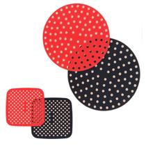 Tapete Protetor Fritadeira Silicone Airfryer Cesto Fogão Forno Reutilizável - SAZ Tapete Protetor Fritadeira Silicone Airfryer Cesto Fogão Forno Reutilizável - SAZ