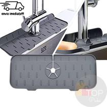 Tapete Protetor Para Pia De Silicone Tapete De Proteção De Torneira De Cozinha e Banheiro Protetor De Respingo
