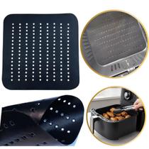 Tapete Protetor Teflon Para Airfryer Jumbo 8,1l Quadrado 26cm Tapete Protetor Teflon Para Airfryer Jumbo 8,1l Quadrado 26cm